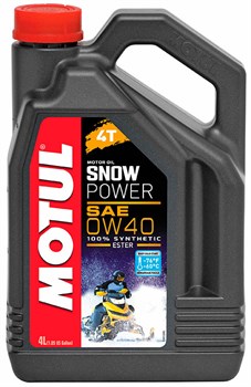 Масло MOTUL SNOWPOWER 4T 0W40 4 литра  105892